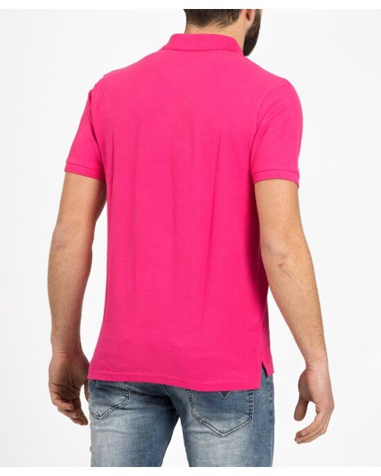 T-shirt τύπου πolo ροζ T-shirt τύπου πolo ροζ