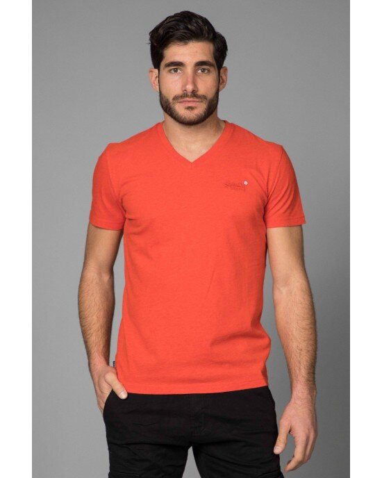 T-shirt SUPERDRY πορτοκαλί T-shirt SUPERDRY πορτοκαλί