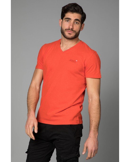 T-shirt SUPERDRY πορτοκαλί T-shirt SUPERDRY πορτοκαλί