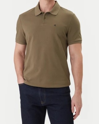 T-Shirt Calvin Klein χακί