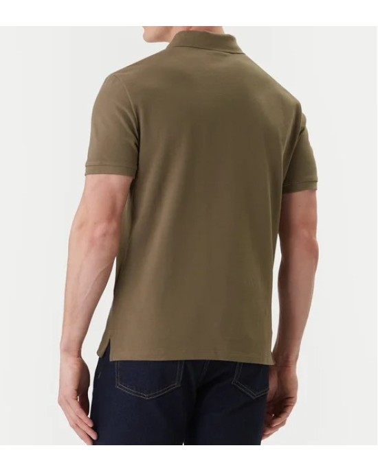 T-Shirt Calvin Klein χακί ΚΟΝΤΟΜΑΝΙΚΕΣ