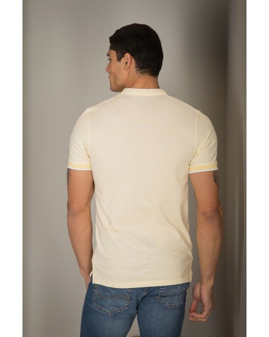 T-shirt Jack n Jones κίτρινο παλ T-shirt Jack n Jones κίτρινο παλ