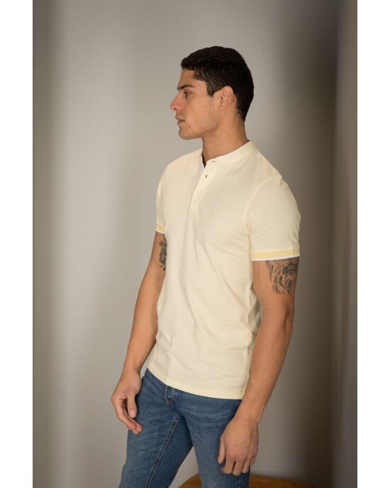 T-shirt Jack n Jones κίτρινο παλ T-shirt Jack n Jones κίτρινο παλ