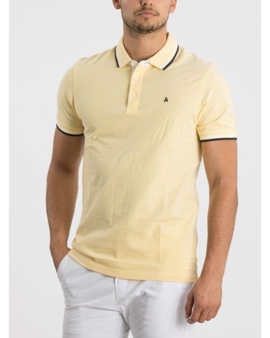 T-shirt Jack n Jones κίτρινο T-shirt Jack n Jones κίτρινο