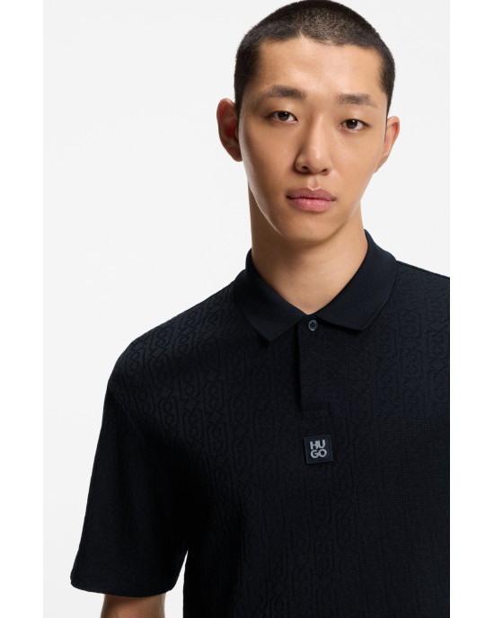 Πόλο Hugo μαύρο ΚΟΝΤΟΜΑΝΙΚΕΣ