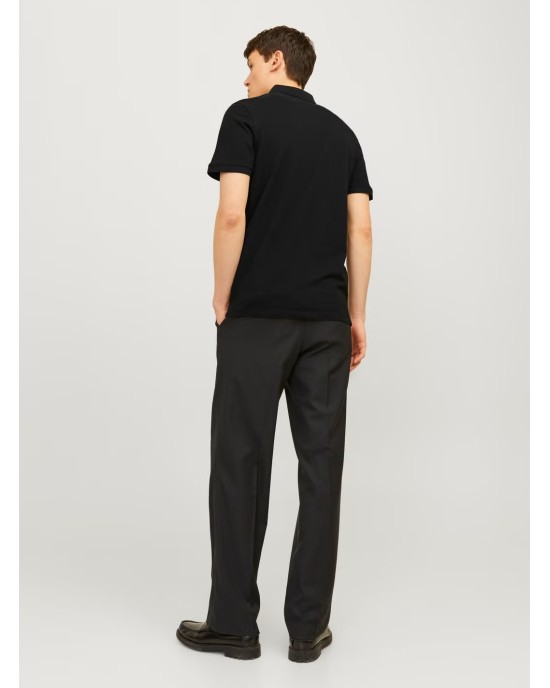 T-shirt Jack n Jones μαύρο ΚΟΝΤΟΜΑΝΙΚΕΣ