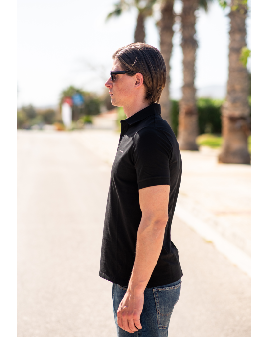 T-shirt Karl Lagerfeld μαύρο ΚΟΝΤΟΜΑΝΙΚΕΣ