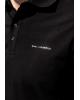 T-shirt Karl Lagerfeld μαύρο ΚΟΝΤΟΜΑΝΙΚΕΣ