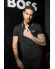 Πόλο Boss μαύρο ΚΟΝΤΟΜΑΝΙΚΕΣ