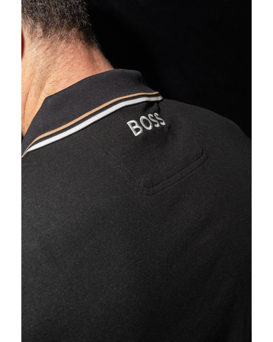 Πόλο Boss μαύρο ΚΟΝΤΟΜΑΝΙΚΕΣ