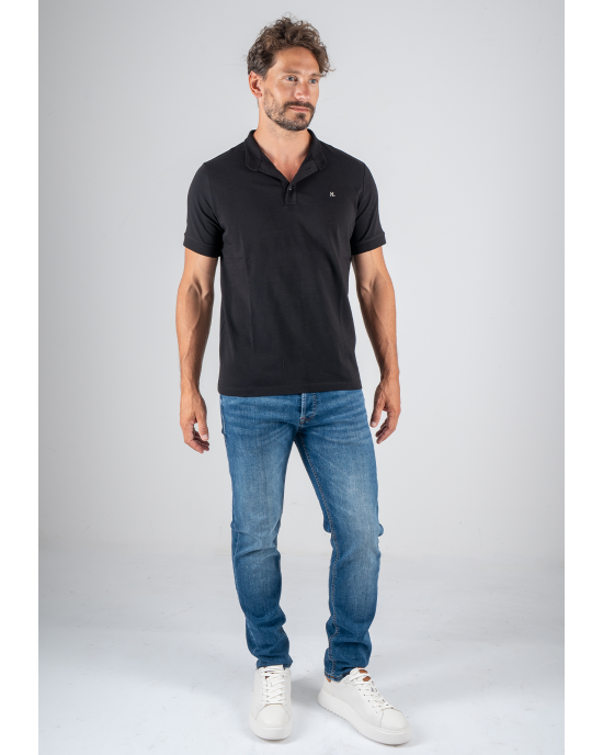 T-shirt Karl Lagerfeld μαύρο ΚΟΝΤΟΜΑΝΙΚΕΣ