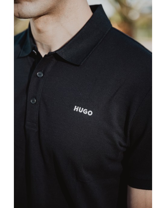Πόλο Hugo μαύρο ΚΟΝΤΟΜΑΝΙΚΕΣ