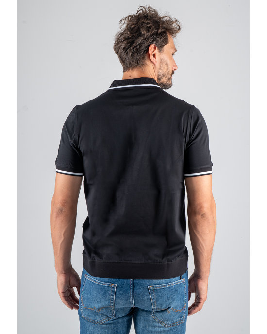 T-shirt Karl Lagerfeld μαύρο ΚΟΝΤΟΜΑΝΙΚΕΣ