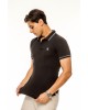 T-Shirt Calvin Klein μαύρο ΚΟΝΤΟΜΑΝΙΚΕΣ