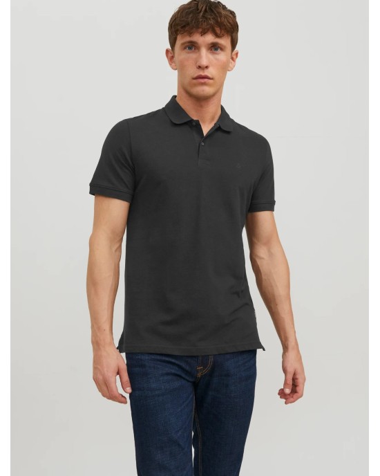 T-shirt Jack n Jones μαύρο ΚΟΝΤΟΜΑΝΙΚΕΣ