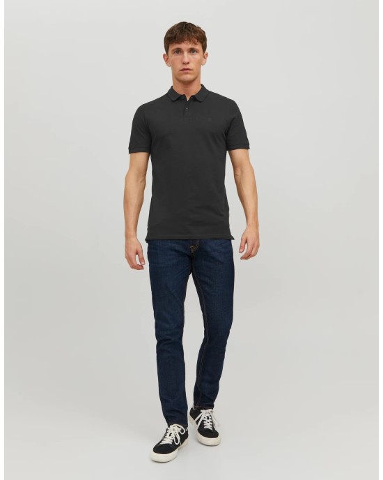 T-shirt Jack n Jones μαύρο ΚΟΝΤΟΜΑΝΙΚΕΣ