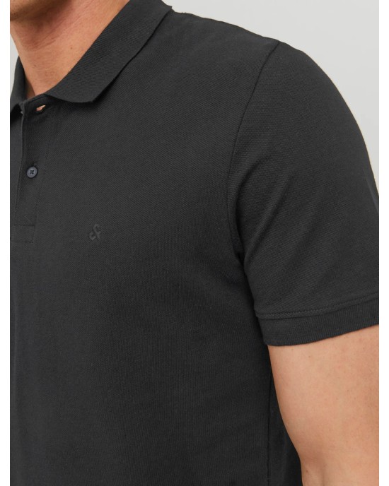 T-shirt Jack n Jones μαύρο ΚΟΝΤΟΜΑΝΙΚΕΣ