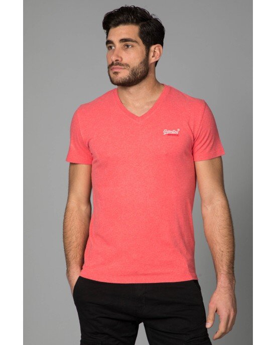 T-shirt SUPERDRY κοραλί T-shirt SUPERDRY κοραλί
