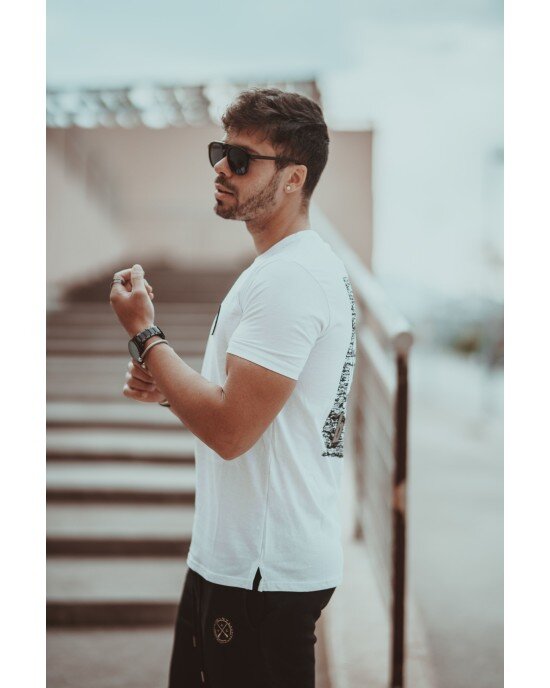 T-shirt Vinyl Art άσπρο T-shirt Vinyl Art άσπρο
