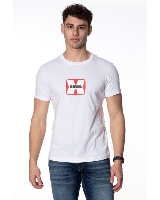 T-shirt Diesel Ασπρο