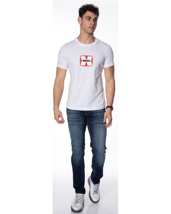 T-shirt Diesel Ασπρο