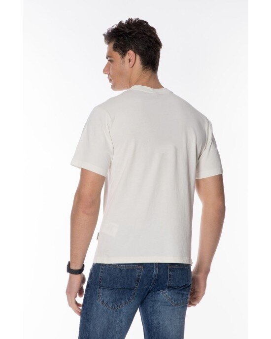 T-shirt Franklin Marshall Ασπρο T-shirt Franklin Marshall Ασπρο