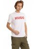 T-Shirt Hugo άσπρο ΚΟΝΤΟΜΑΝΙΚΕΣ