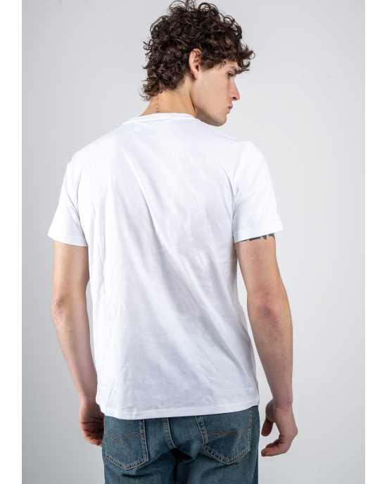 T-shirt Polo Ralph Lauren άσπρο ΚΟΝΤΟΜΑΝΙΚΕΣ