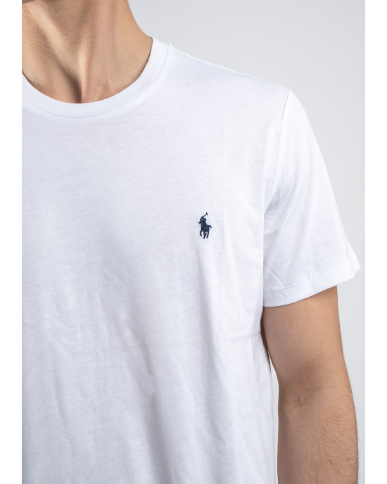 T-shirt Polo Ralph Lauren άσπρο ΚΟΝΤΟΜΑΝΙΚΕΣ