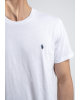 T-shirt Polo Ralph Lauren άσπρο ΚΟΝΤΟΜΑΝΙΚΕΣ