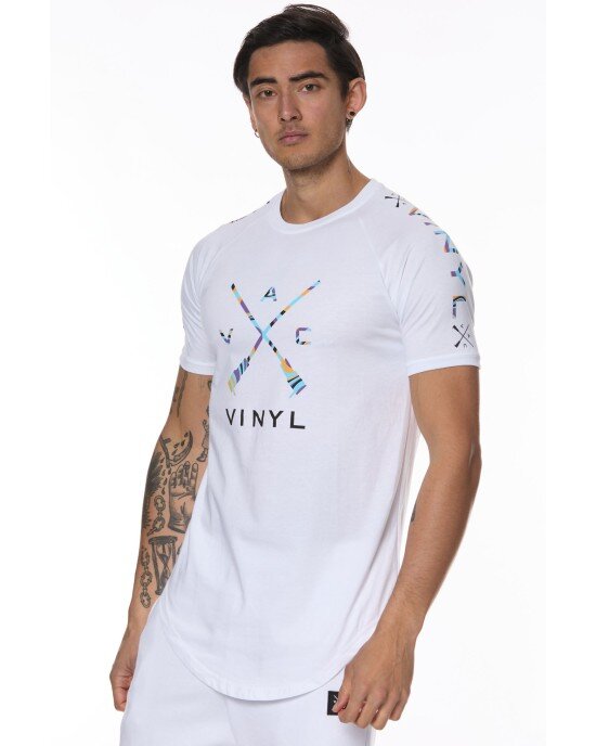 T-shirt Vinyl Art Ασπρο T-shirt Vinyl Art Ασπρο
