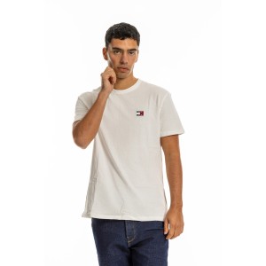 T-shirt Tommy Jeans άσπρο T-shirt Tommy Jeans άσπρο
