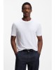 T-Shirt Boss άσπρο ΚΟΝΤΟΜΑΝΙΚΕΣ