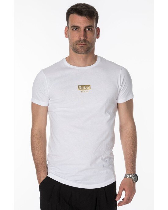 T-Shirt Rebel άσπρο T-Shirt Rebel άσπρο