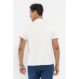 T-shirt Tommy Jeans άσπρο T-shirt Tommy Jeans άσπρο
