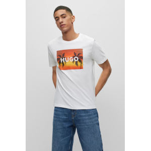 T-Shirt Hugo άσπρο