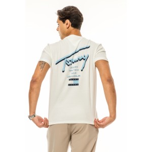 T-shirt Tommy Jeans άσπρο T-shirt Tommy Jeans άσπρο