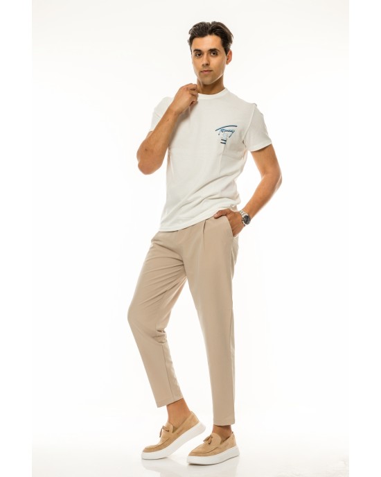 T-shirt Tommy Jeans άσπρο ΚΟΝΤΟΜΑΝΙΚΕΣ