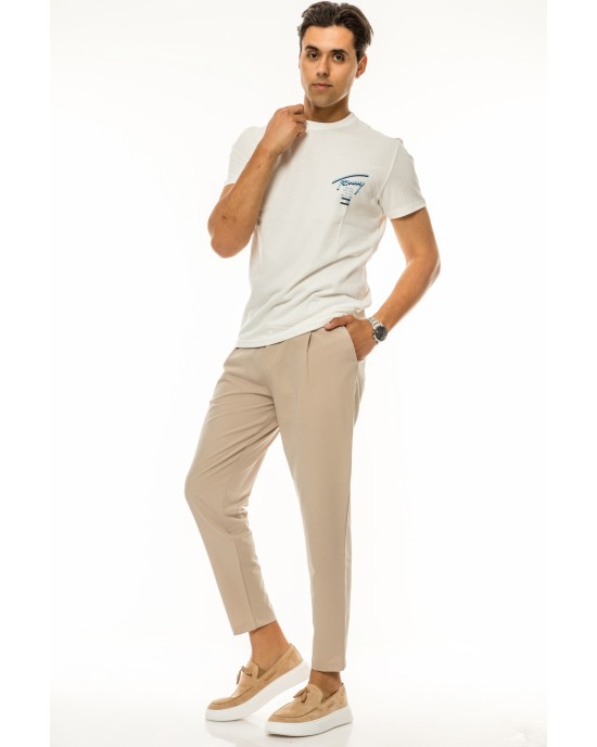 T-shirt Tommy Jeans άσπρο ΚΟΝΤΟΜΑΝΙΚΕΣ