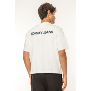 T-shirt Tommy Jeans άσπρη T-shirt Tommy Jeans άσπρη