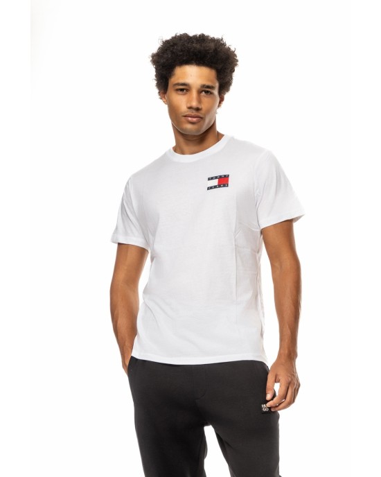 T-shirt Tommy Jeans άσπρη ΚΟΝΤΟΜΑΝΙΚΕΣ