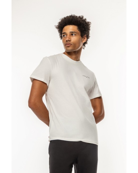 T-shirt Tommy Jeans άσπρο ΚΟΝΤΟΜΑΝΙΚΕΣ