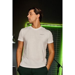 T-shirt Tommy Jeans άσπρο