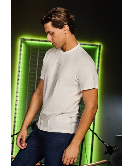 T-shirt Tommy Jeans άσπρο ΚΟΝΤΟΜΑΝΙΚΕΣ