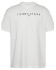 T-shirt Tommy Jeans άσπρο ΚΟΝΤΟΜΑΝΙΚΕΣ