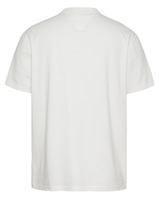 T-shirt Tommy Jeans άσπρο ΚΟΝΤΟΜΑΝΙΚΕΣ