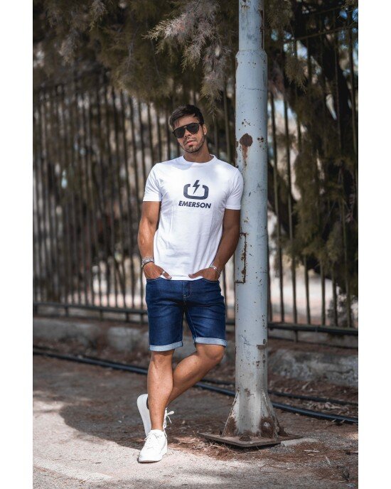 T-shirt Emerson άσπρο