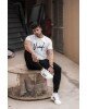 T-shirt Vinyl Art άσπρο T-shirt Vinyl Art άσπρο