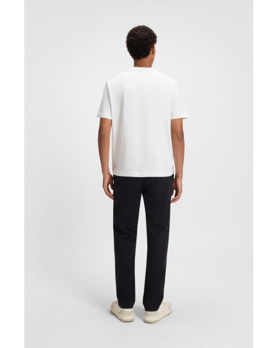 T-Shirt Boss άσπρο ΚΟΝΤΟΜΑΝΙΚΕΣ