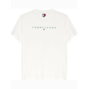 T-shirt Tommy Jeans άσπρο
